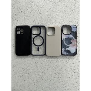 LOT OF 4 APPLE IPhone 15 PRO MAGSAFE Case, Castify, Elago, Others